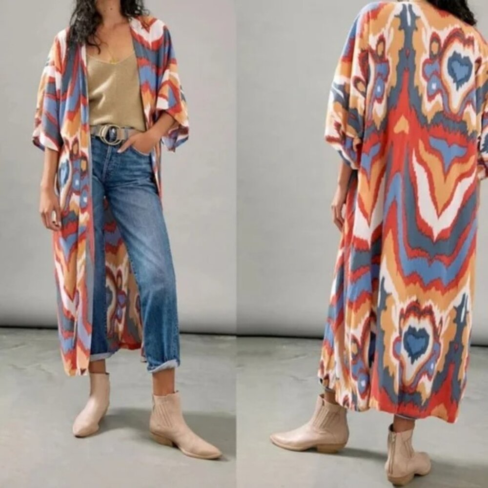 Anthropologie | Bel Kazan | Kyra Kaftan | OS - Picture 1 of 7